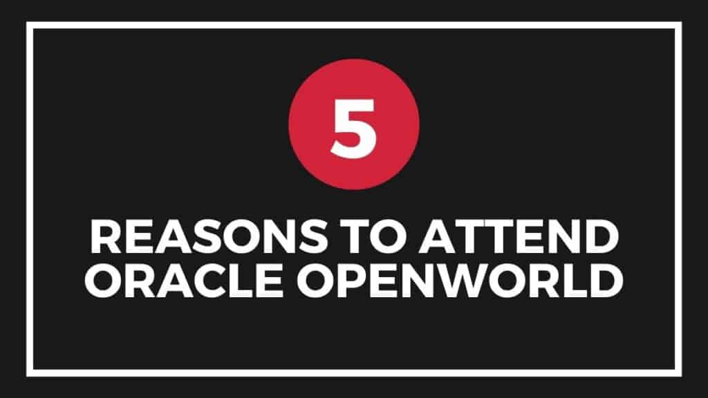 Oracle Openworld 2017